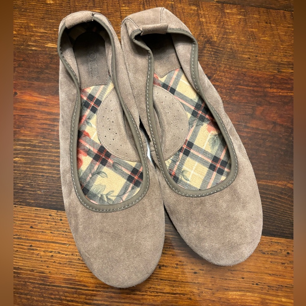 Born taupe suede leather ballet flats | 7